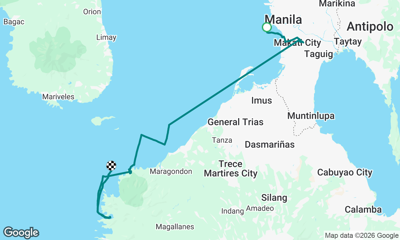 Voyage map