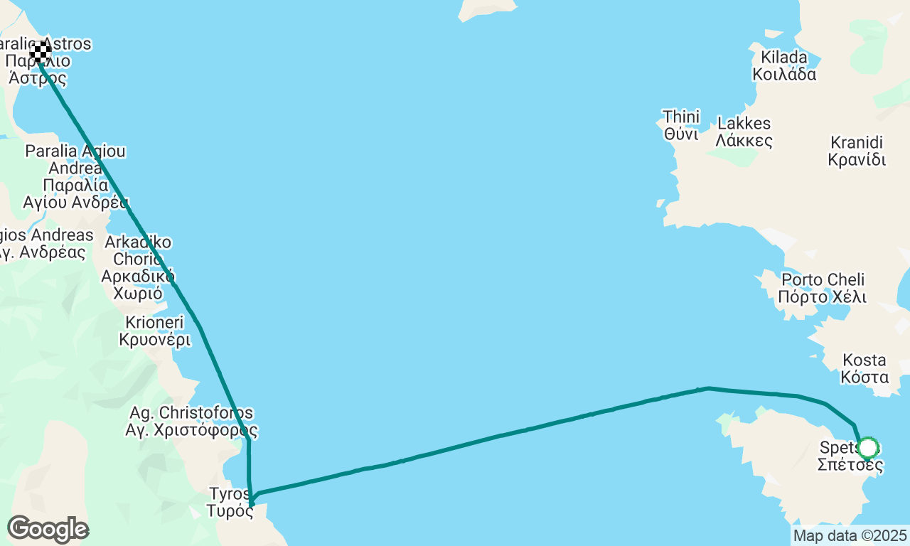 Voyage map