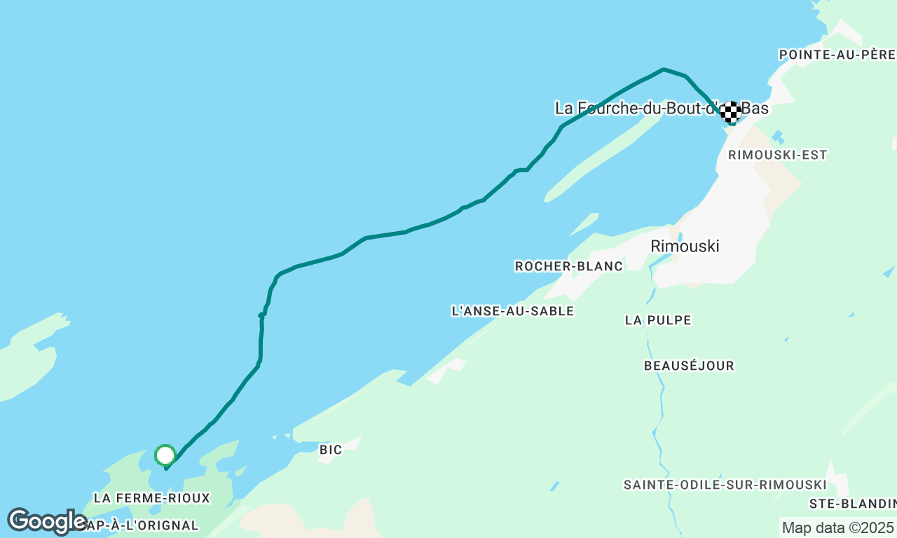 Interm. J-7 : Anse à l'Orignal à Rimouski