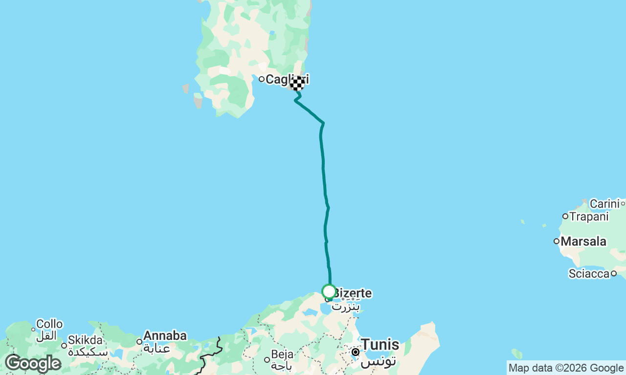 Bizerte - Capo Carbonara 2025/10