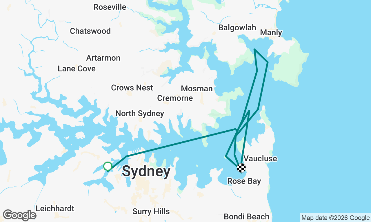 Voyage map