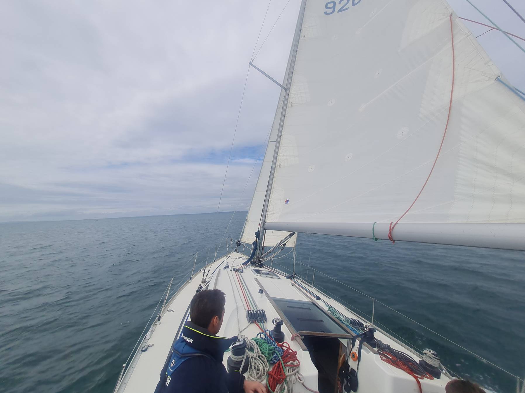 Day 2 morning: Cowes to Needles lighthouse/English Channel_B4A4A566-AC0B-4D45-AF59-94501AD421A6