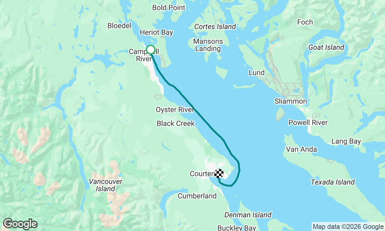 Day 7 - Campbell River to Comox