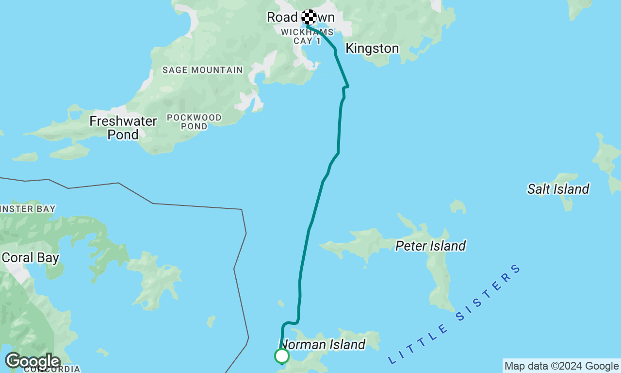 Norman Caves to Moorings Base