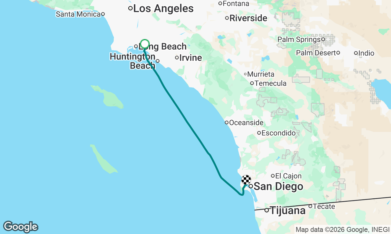 Kraken delivery from Long Beach to San Diego with Mindy