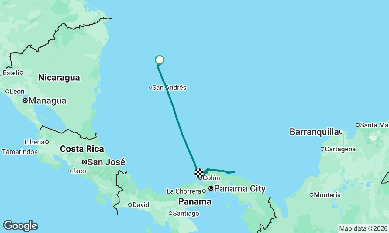 Voyage map