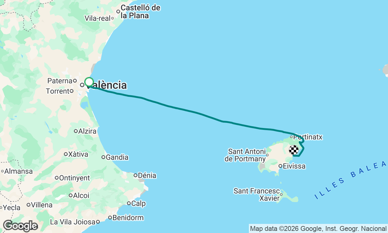 Valencia to Ibiza