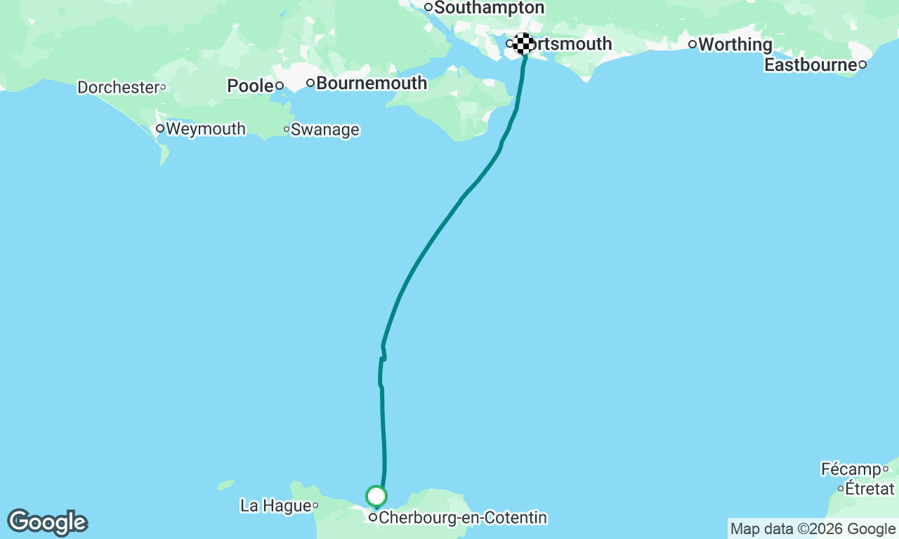 Coming back to Southsea variable winds.