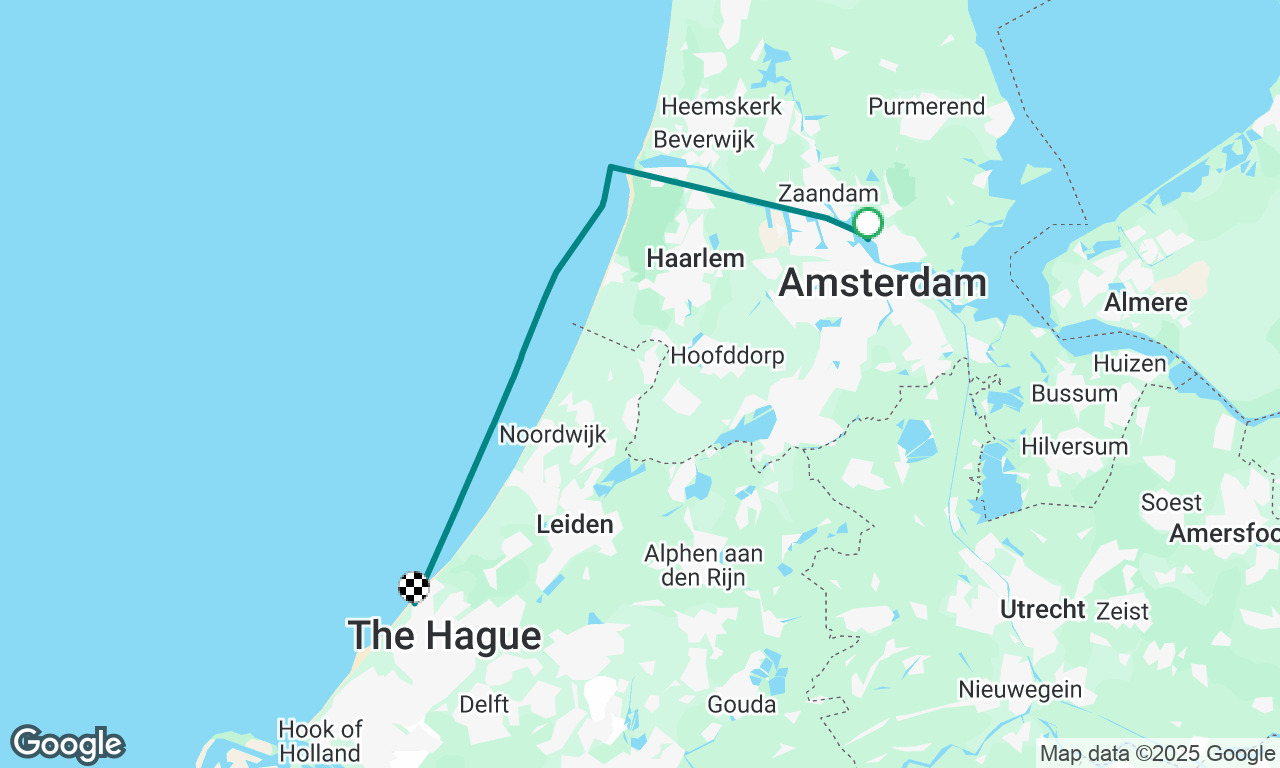 Amsterdam to Don Haag