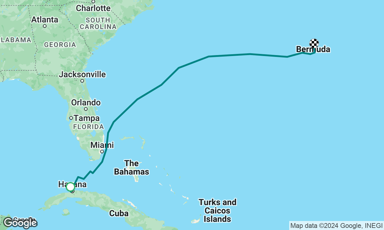 59 North Havana to Bermuda 