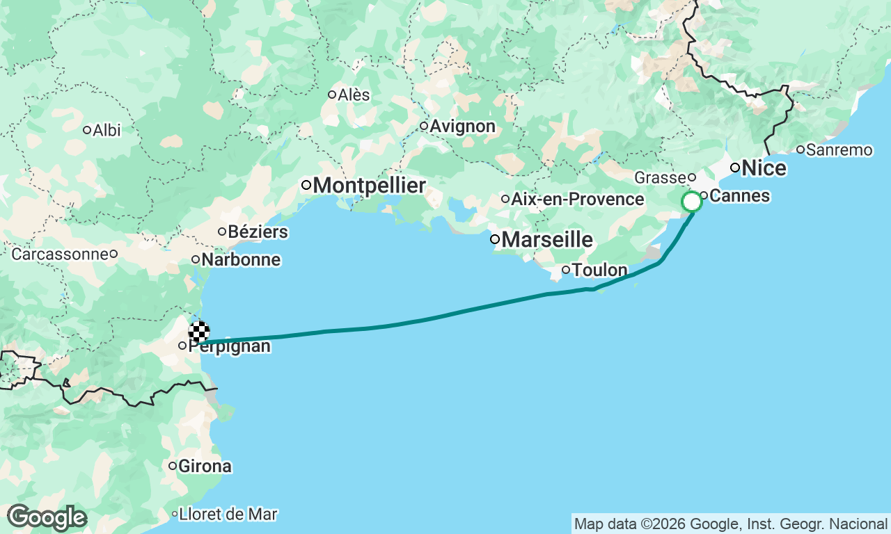 Voyage map