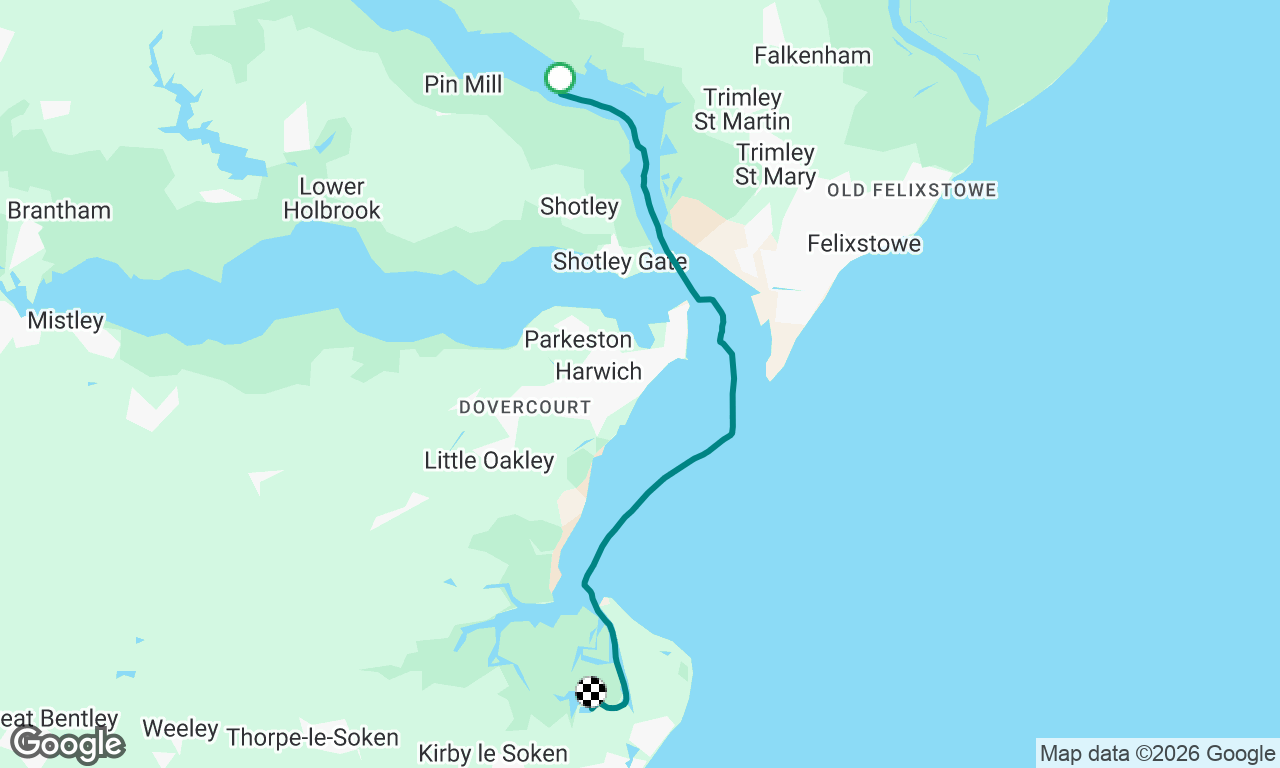 Woolverstone to Titchmarsh 