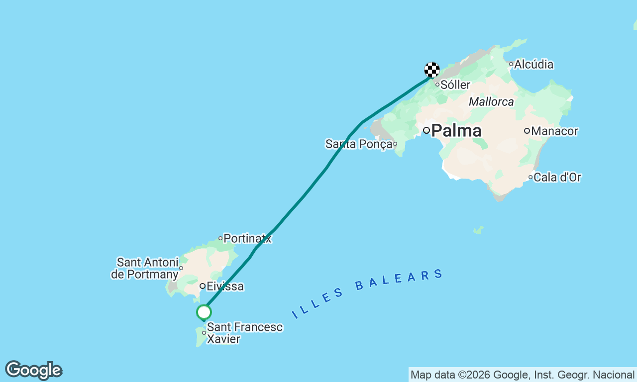 Voyage map