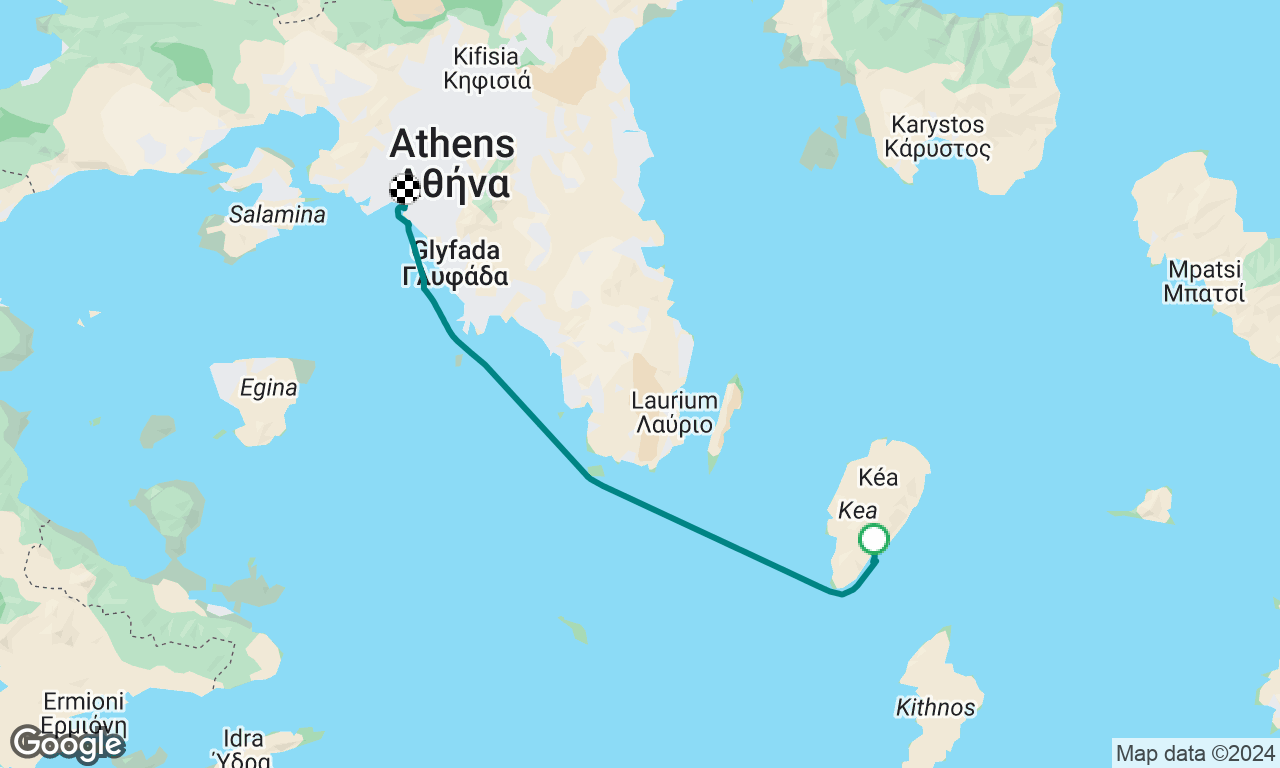 Kea to Athens, Marina Delta