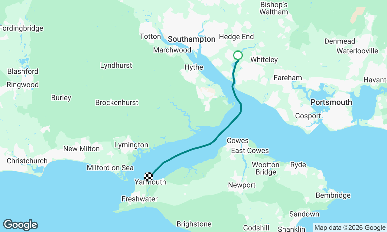 Delivery Part 1
Swanwick to Yarmouth
