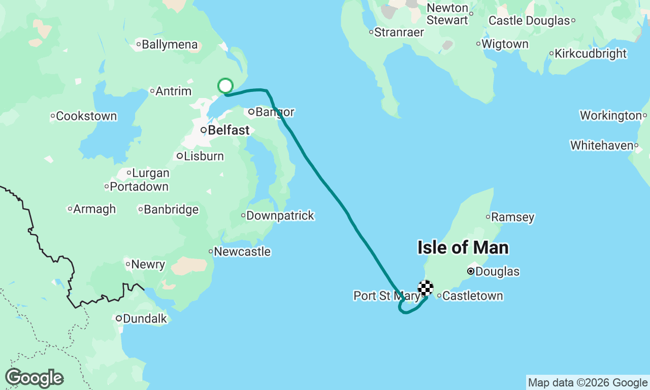 Carrickfergus to Port Saint Mary