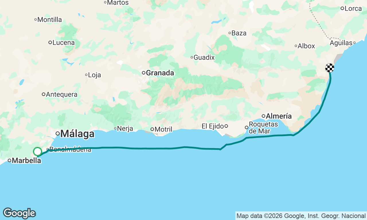 Voyage map