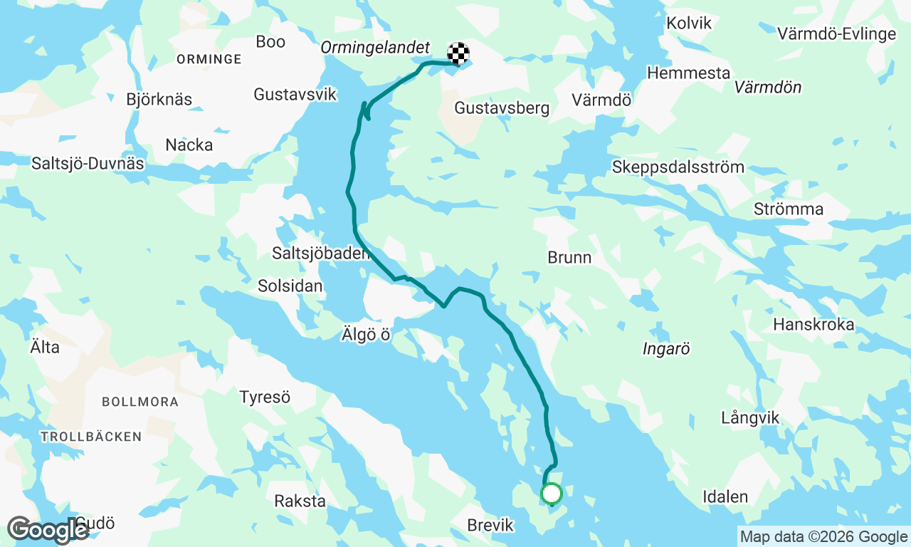 Voyage map