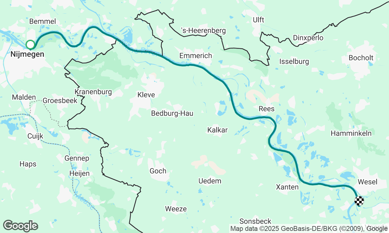 Nijmegen til Wesel