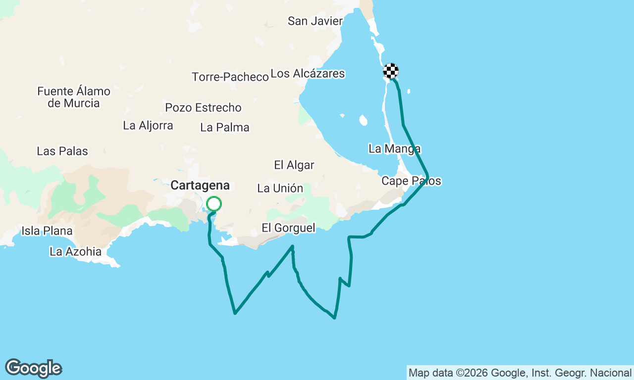 Voyage map