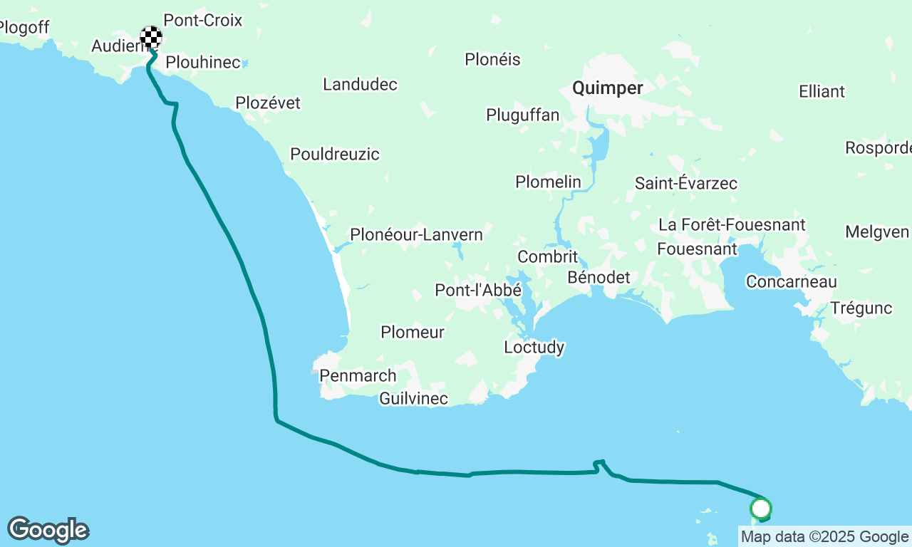 Isle de Penfret to Audierne