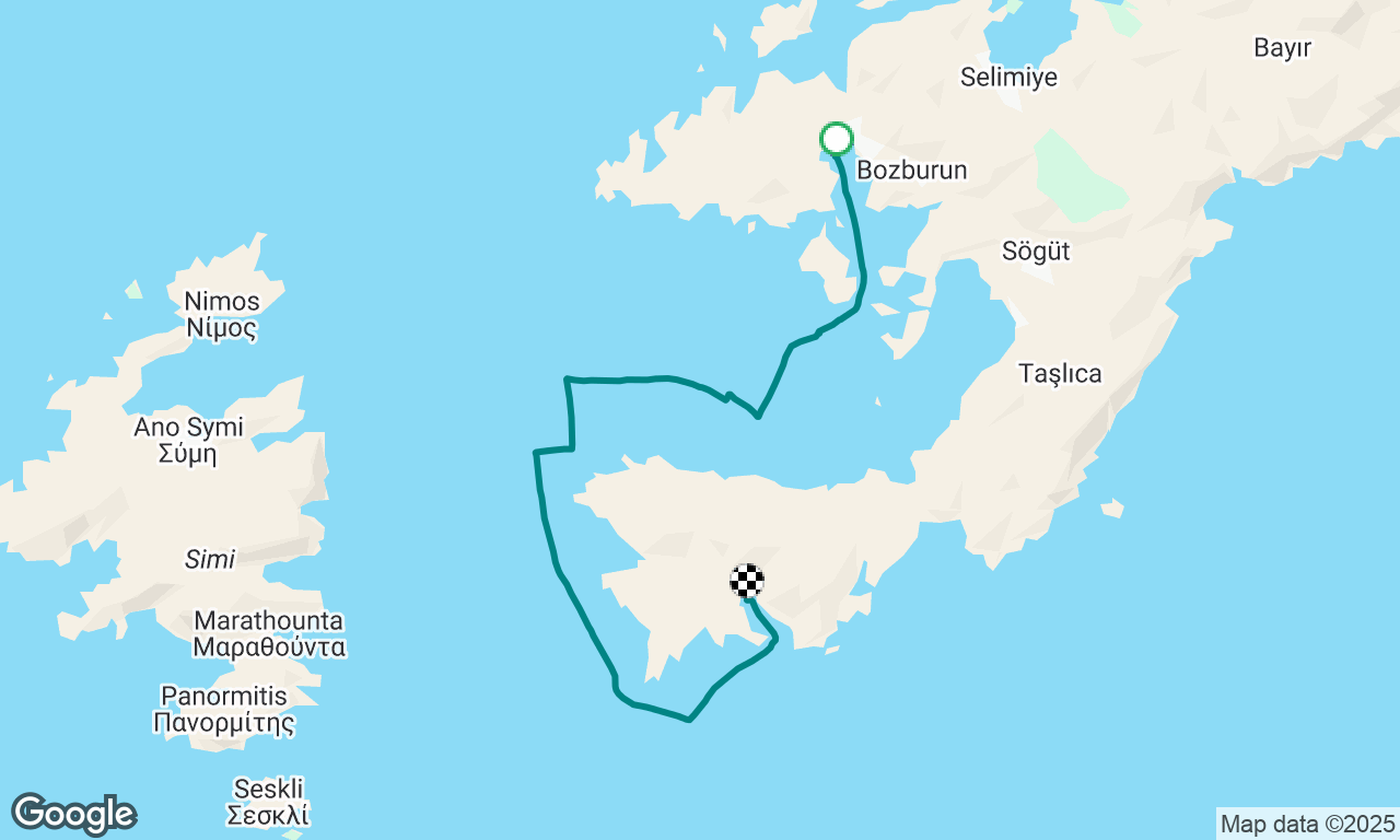 Bozburun to Bozukkale