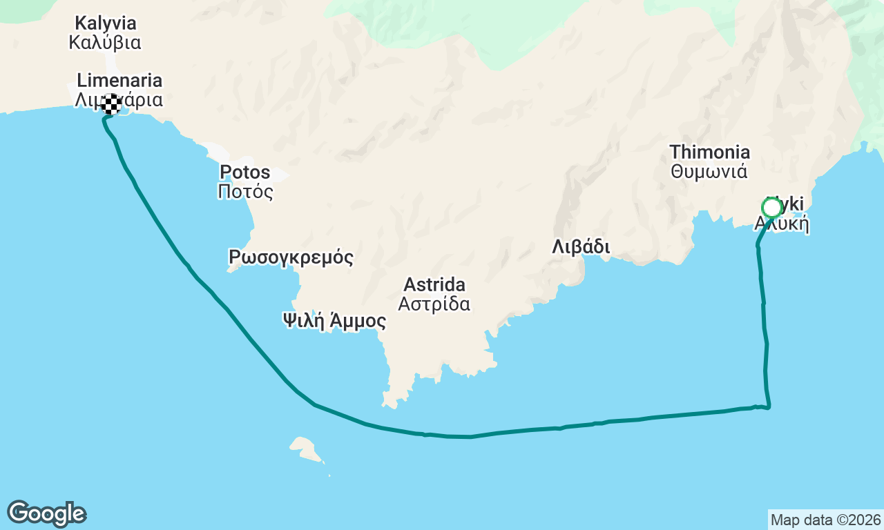 Voyage map
