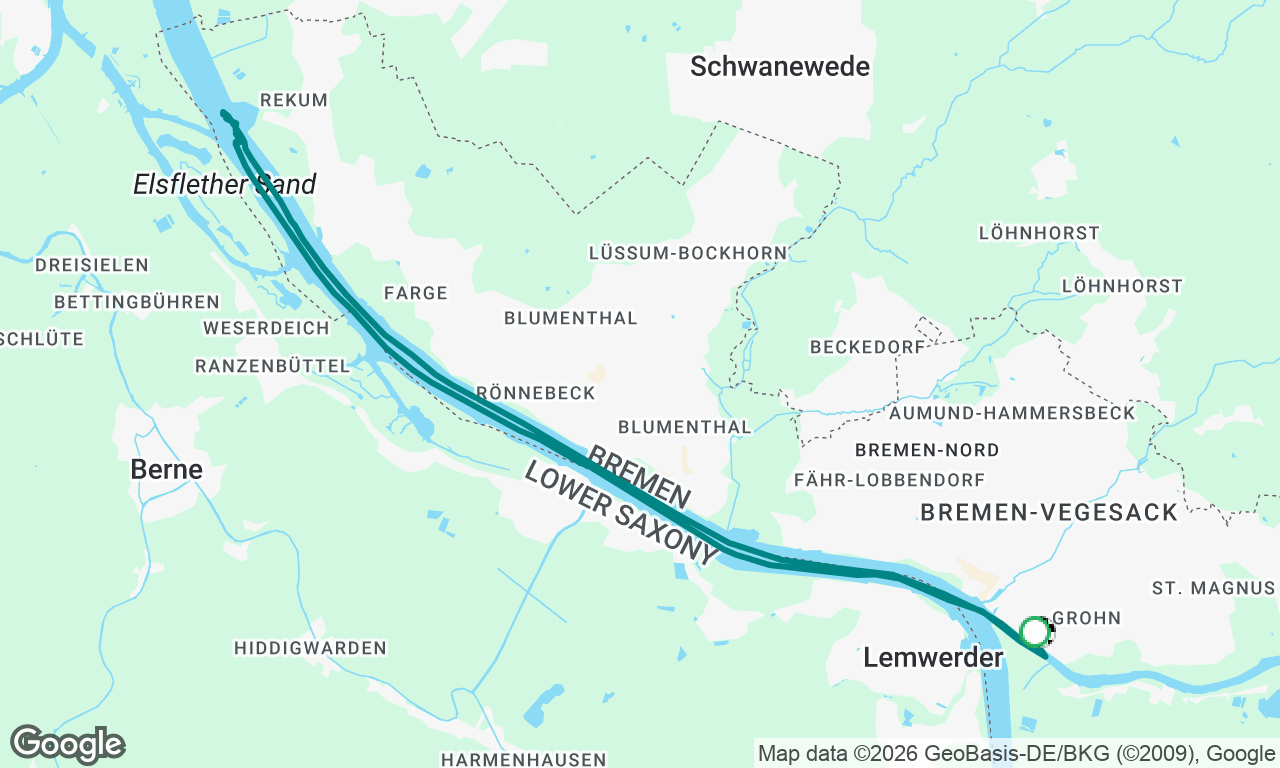 Voyage map