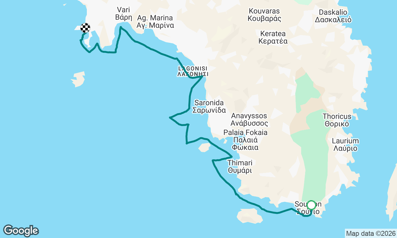 Voyage map