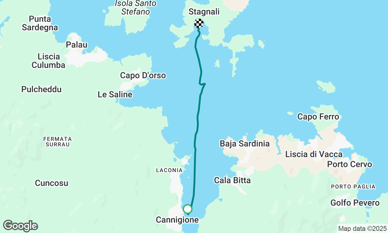 Cannigione to Porto Palma