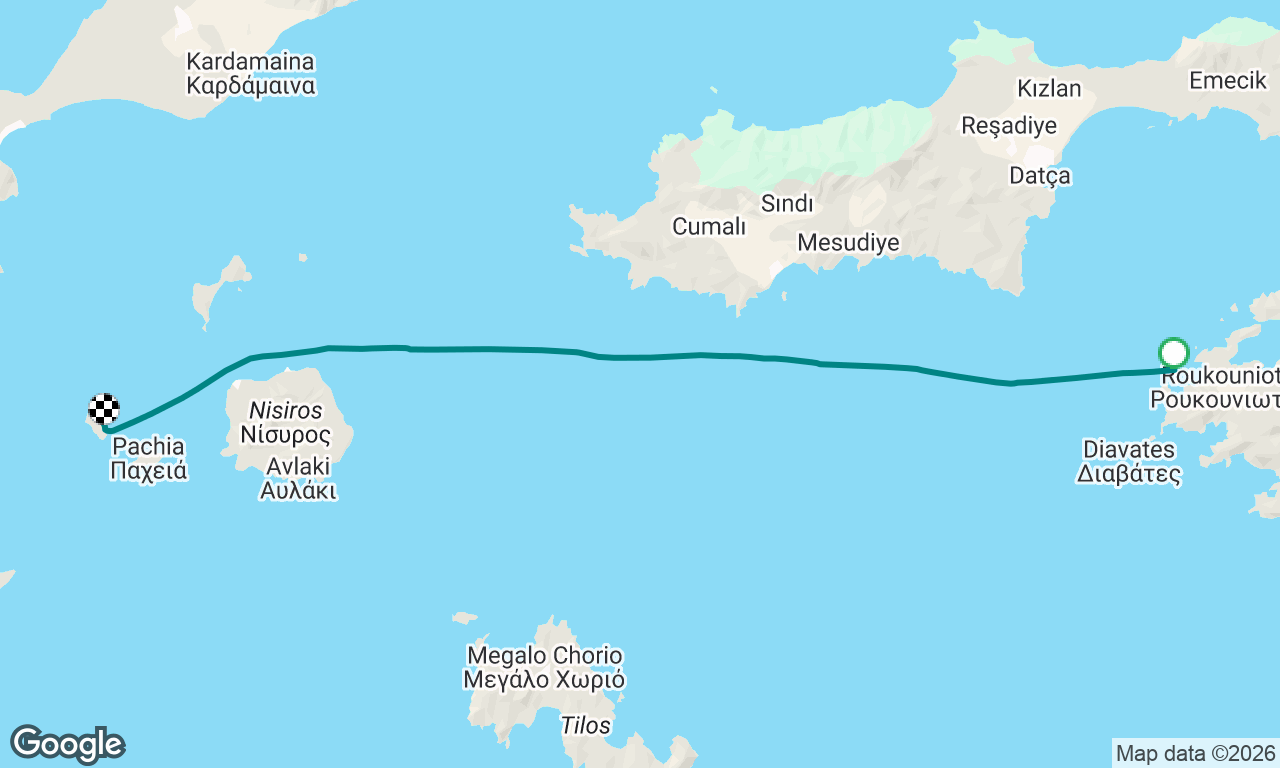 Voyage map