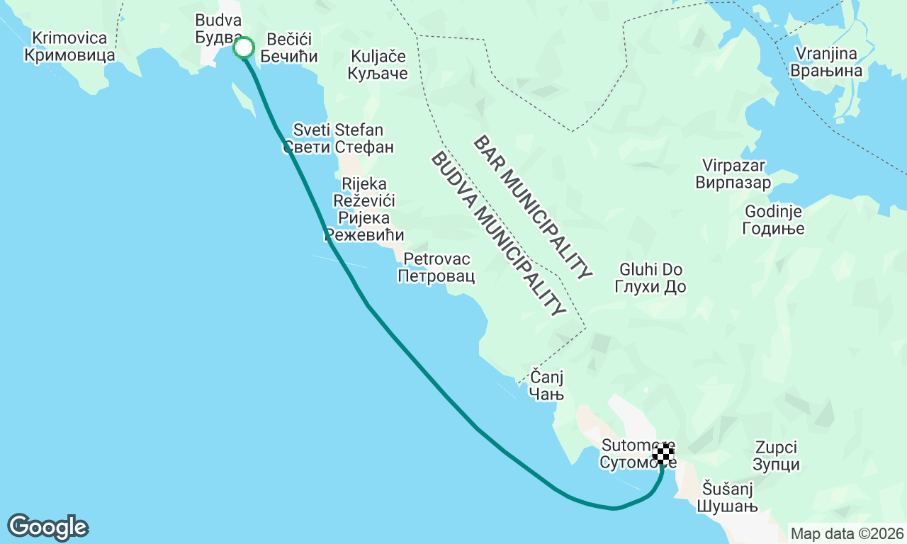 Voyage map