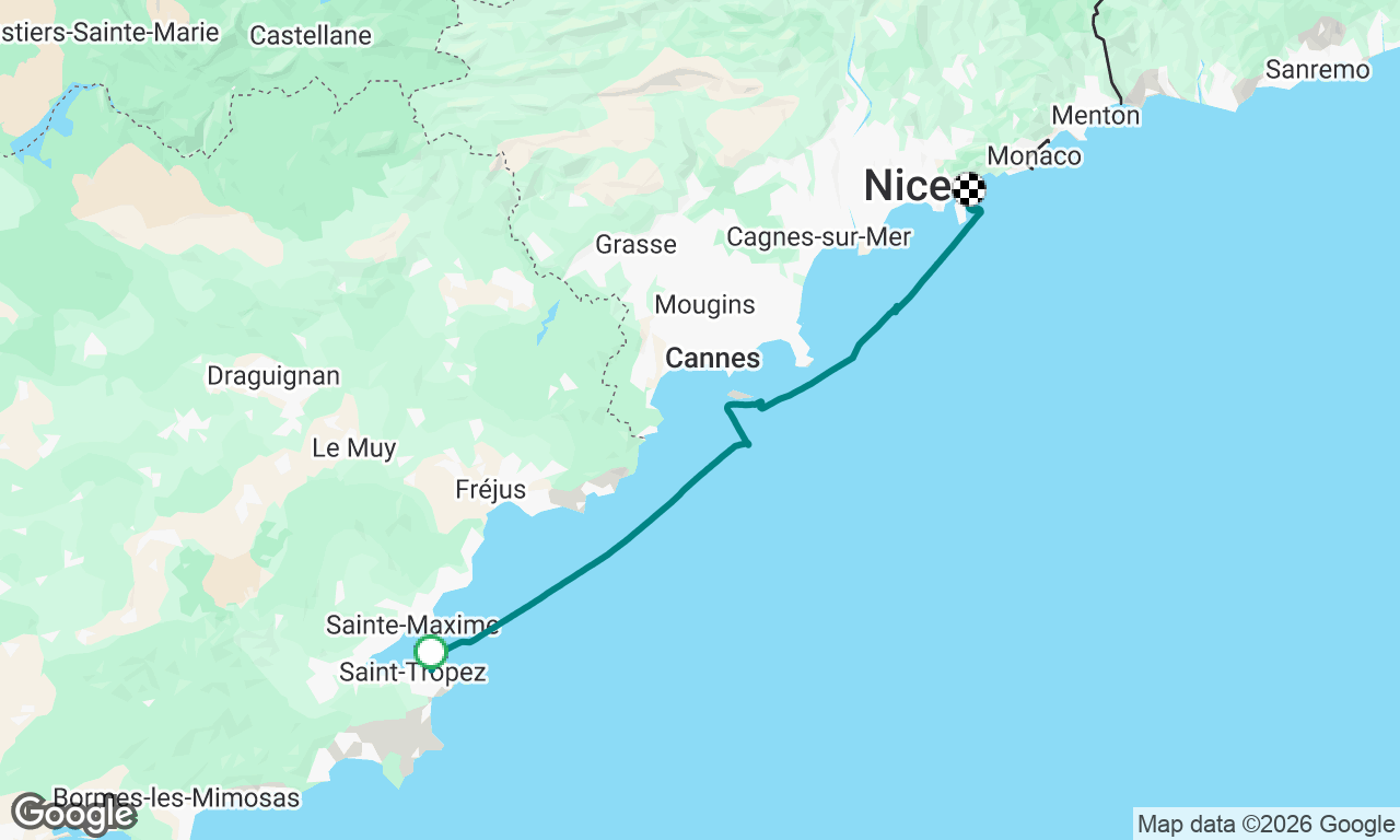 Voyage map