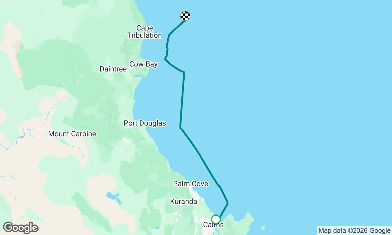 Cairns to mackay reef