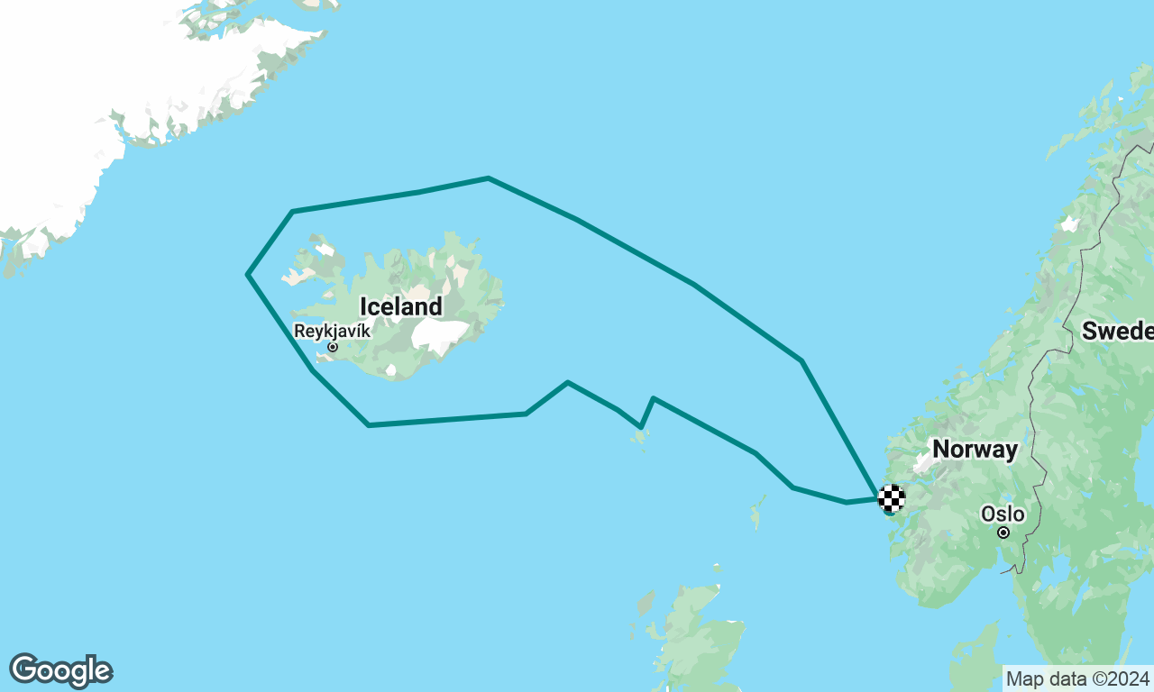 2000 nm solo sail around Iceland non-stop