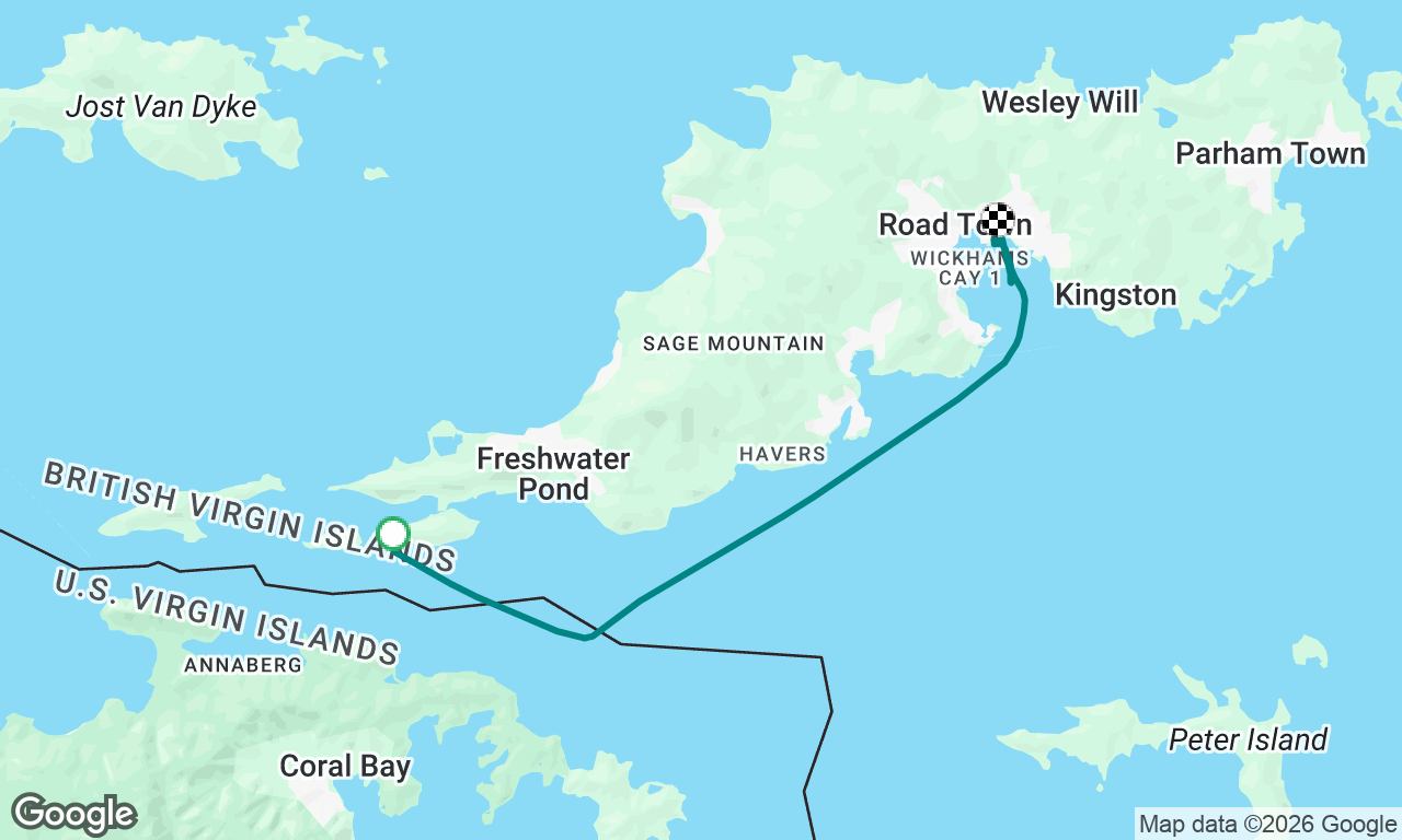 Voyage map