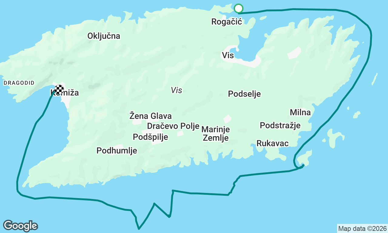 Vis to Komlica
