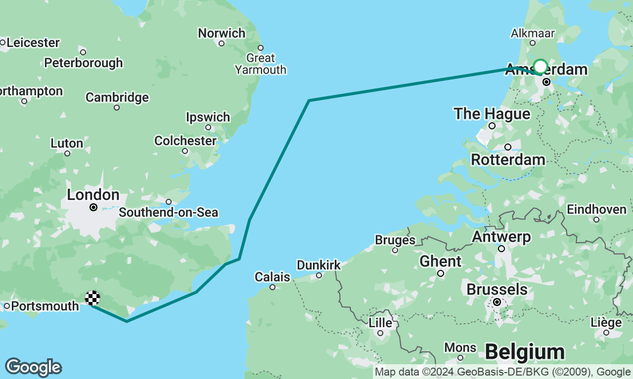 Assisting owner and son from Amsterdam to Brighton