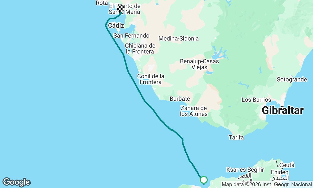 Voyage map