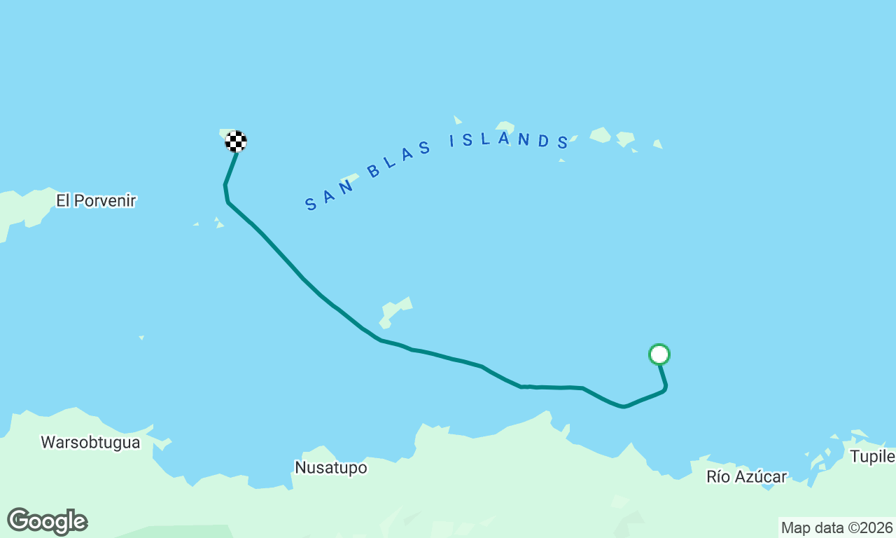 Voyage map