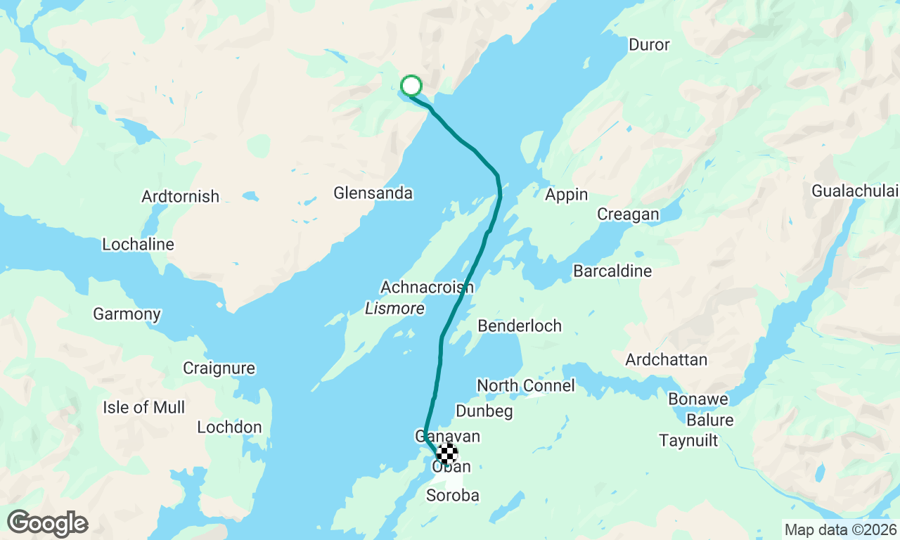 Loch a’Choire to Oban