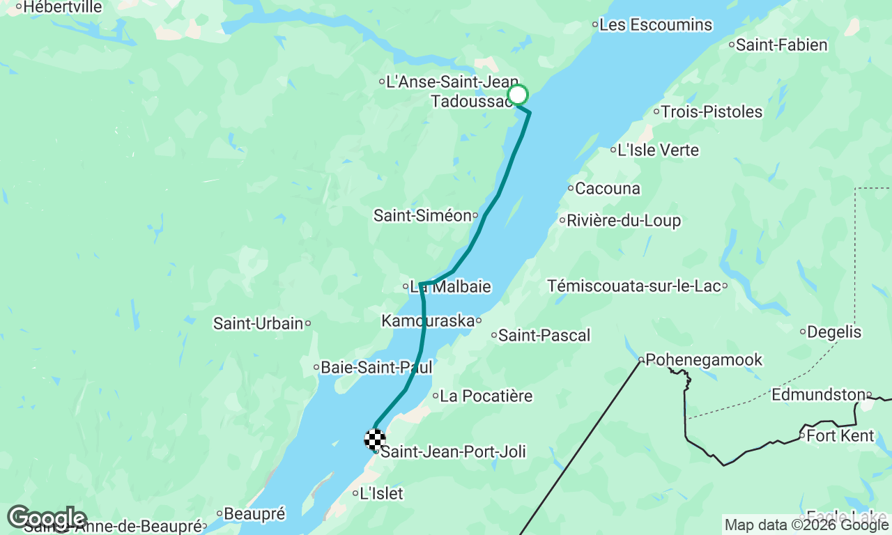 retour de Tadoussac