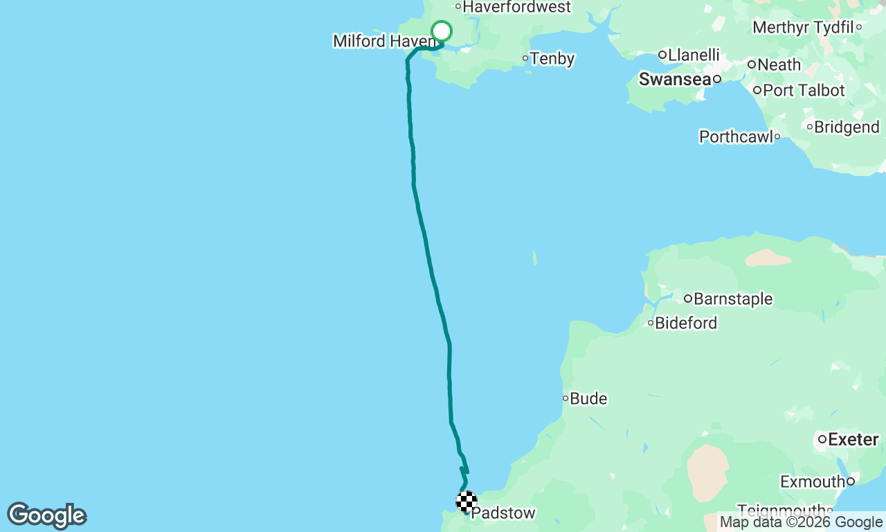 Milford to Padstow
