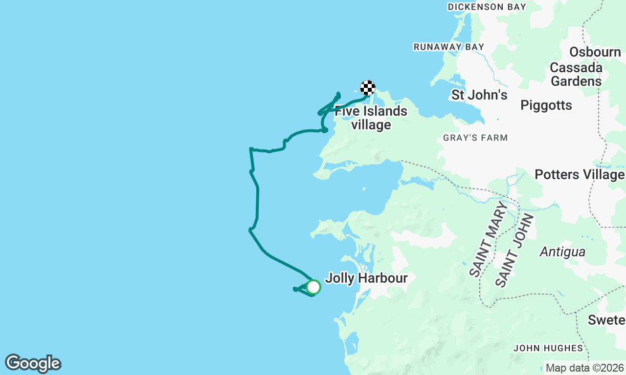 Jolly Harbour to Deep Bay