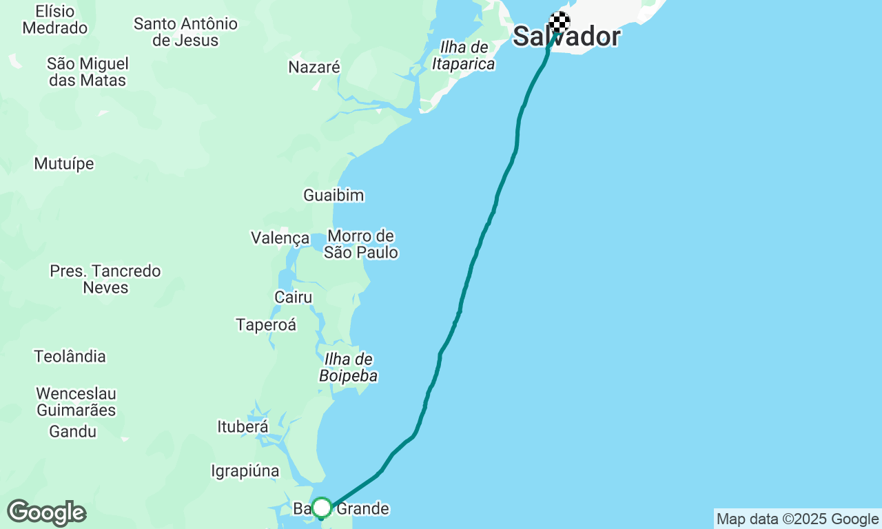 Travessia Camamu até Salvador - SV Pangeia