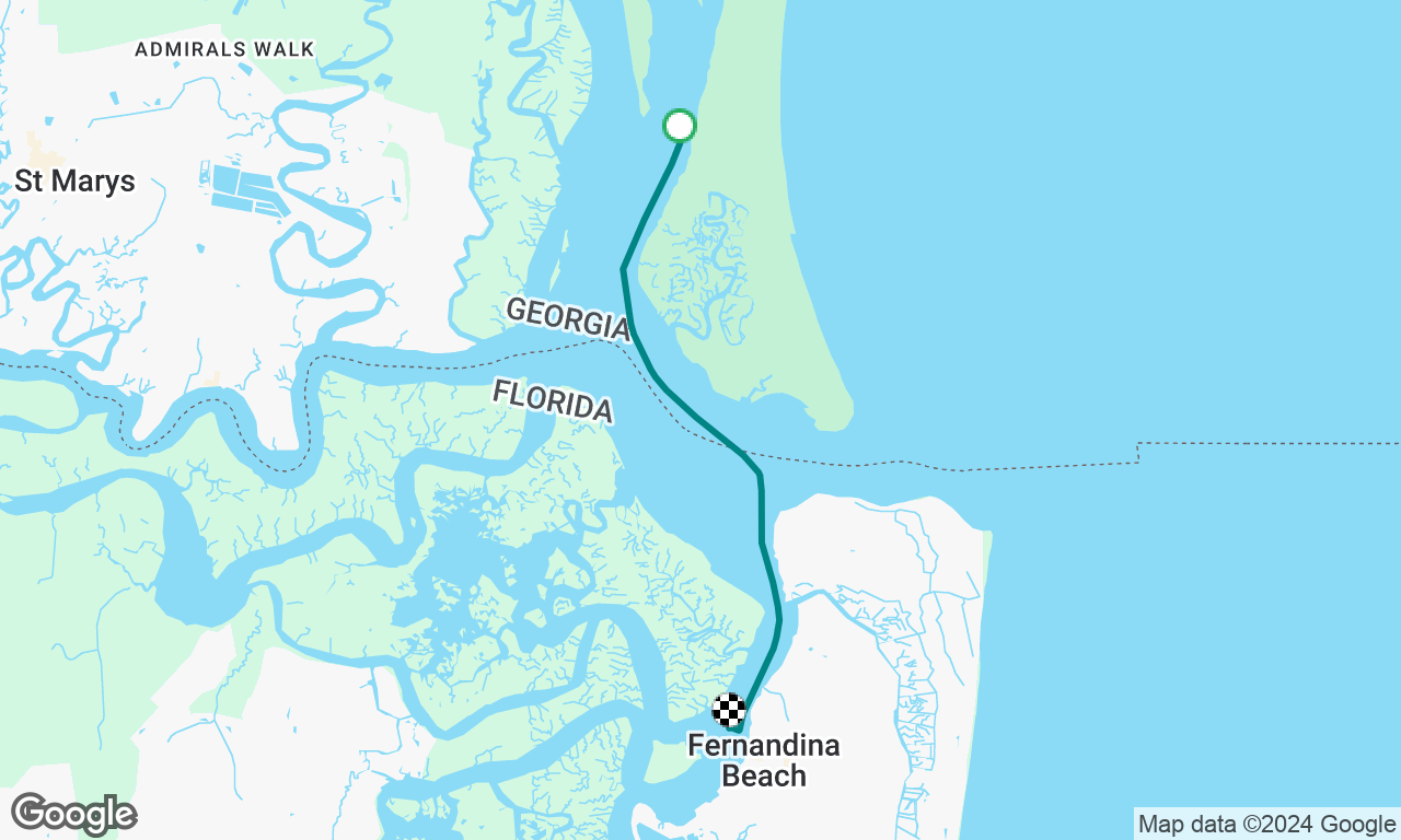 Cumberland Is, GA to Fernandina Beach, FL Mooring Field