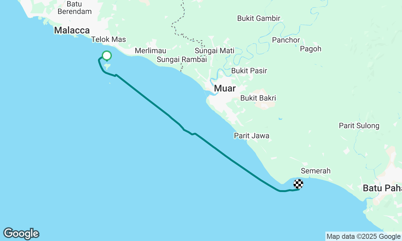 Melaka to Batu Pahat area 06/25