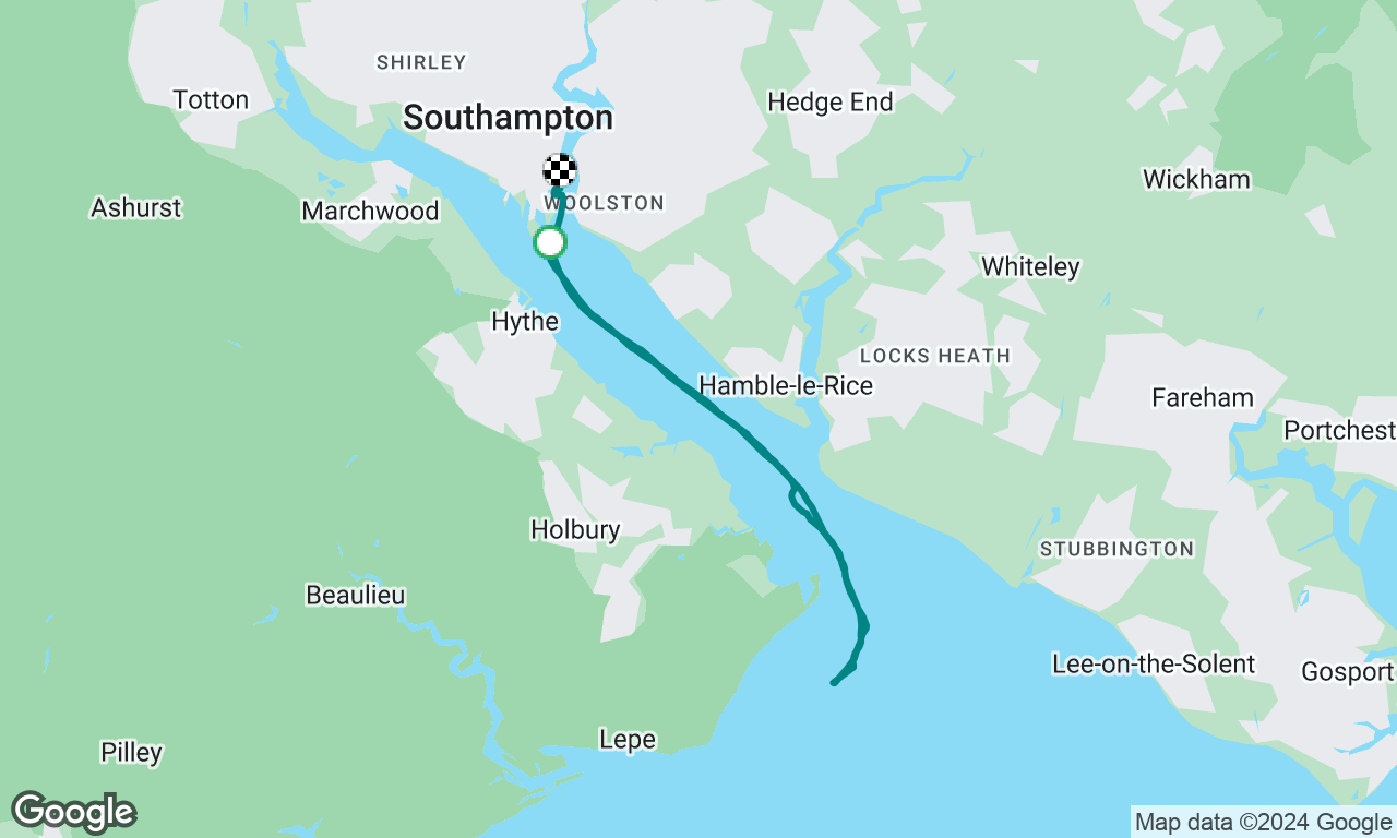 Day out along Southampton Waters. 
