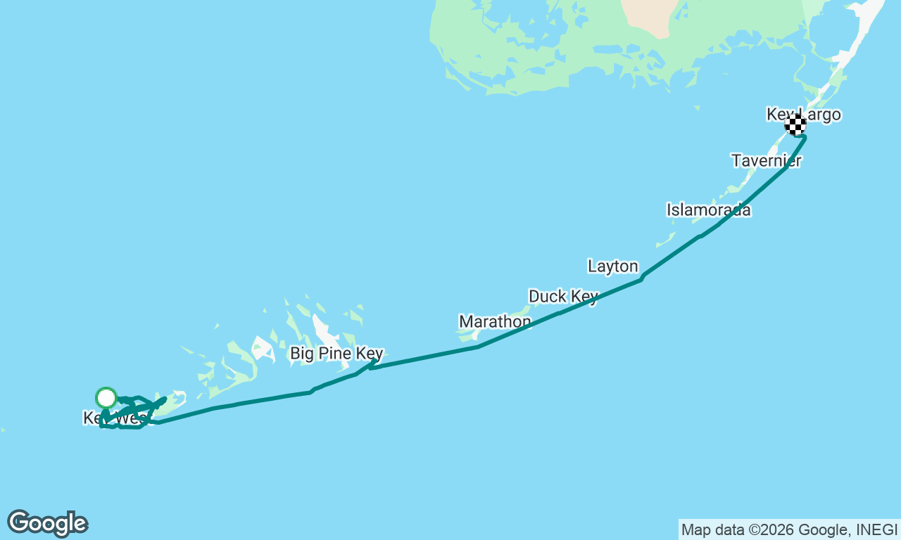 Sigsbee,.NAS Key West, Bahia Honda to KL