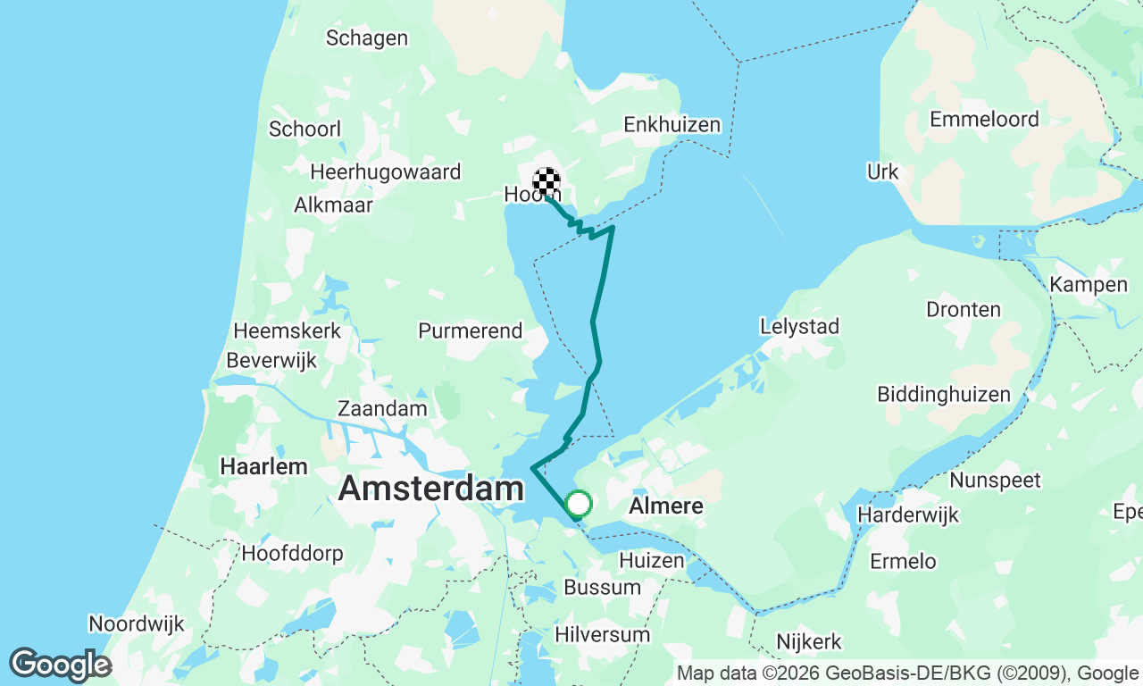 Wsv flevomare to Hoorn
